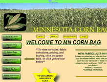 Tablet Screenshot of mncornbag.com